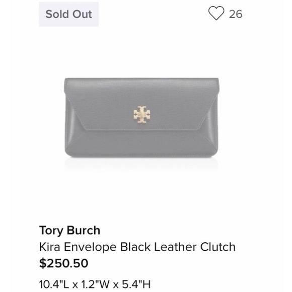 Tory Burch Handbags - ❌SOLD❌NWT Tory Burch Kira Envelope Clutch Bag